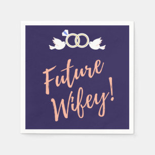 Future Wifey Love Birds    Napkin