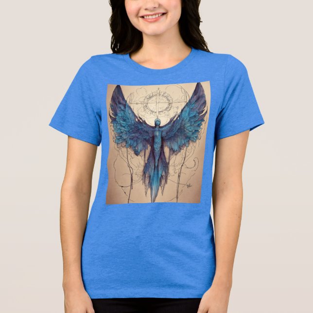 Future Wing: Fine Line Tattoo Art Tee (Front)