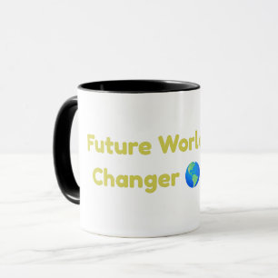 Future World Changer Inspirational Kids Mug