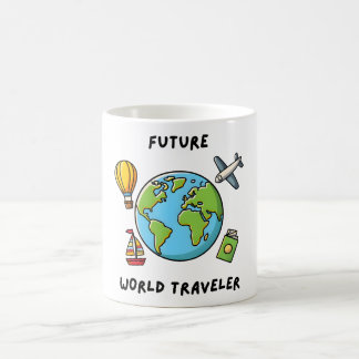 Future World Traveller Adventure Keepsake Coffee Mug