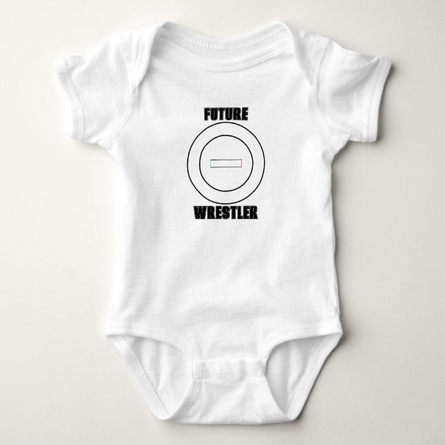 Future Wrestler Baby Jersey Bodysuit (Front)