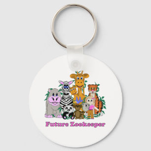 Future Zookeeper Girl Key Ring