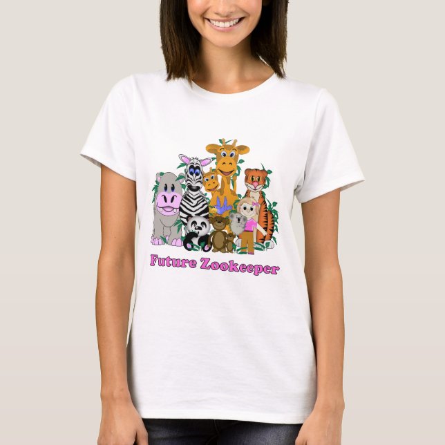 Future Zookeeper Girl T-Shirt (Front)