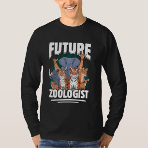 Future Zoologist Cute Zoology Students Funny Zoo K T-Shirt