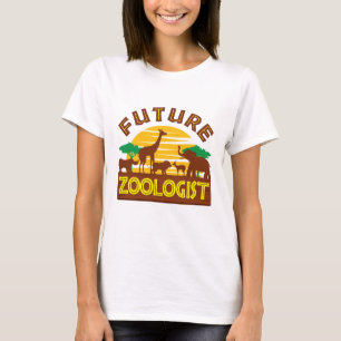 Future Zoologist Zoo Animals Wildlife Biologist T-Shirt