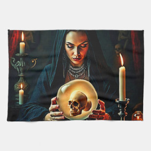 Future's Forbidden Secrets Design Tea Towel