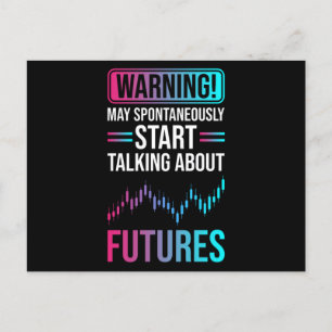 Futures Trading Stock Market Postcard