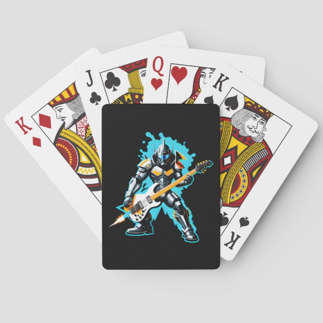 FUTURISM  CYBORG  PLAYING CARDS (Back)