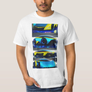Futurismo Drive: Ultra Sci-Fi Car Unleashed T-Shirt