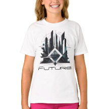 Futurist Abstract Fem Juvenile 4 Shirt