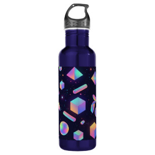 Futuristic 3D Holographic Space Water Bottle
