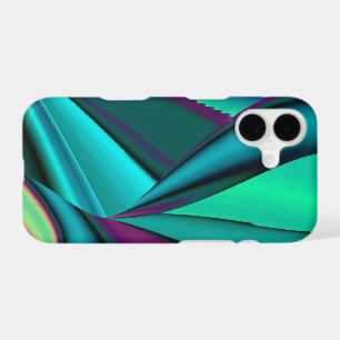 Futuristic Abstract 3D Metallic Rainbow Art