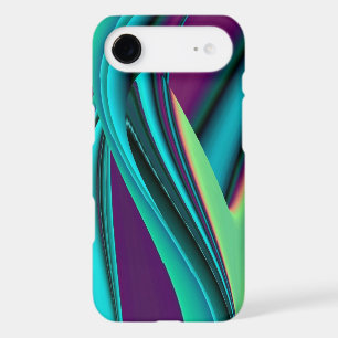 Futuristic Abstract 3D Metallic Rainbow Art