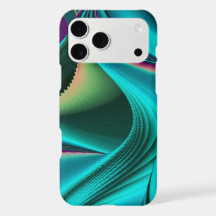 Futuristic Abstract 3D Metallic Rainbow Art