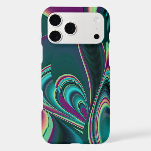 Futuristic Abstract 3D Metallic Rainbow Art