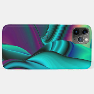 Futuristic Abstract 3D Metallic Rainbow Art iPhone 11 Pro Max Case
