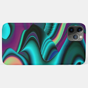 Futuristic Abstract 3D Metallic Rainbow Art iPhone 11 Pro Max Case