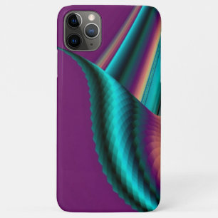Futuristic Abstract 3D Metallic Rainbow Art iPhone 11 Pro Max Case