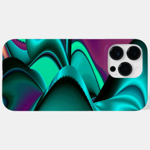 Futuristic Abstract 3D Metallic Rainbow Art Case-Mate iPhone 14 Pro Max Case