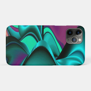 Futuristic Abstract 3D Metallic Rainbow Art iPhone 11 Pro Case