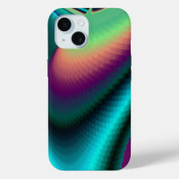 Futuristic Abstract 3D Metallic Rainbow Art