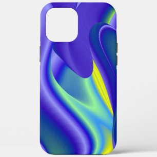 Futuristic, abstract 3D Rainbowart iPhone 12 Pro Max Case