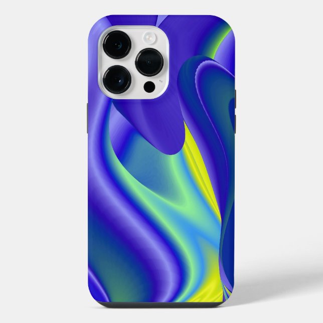 Futuristic, abstract 3D Rainbowart iPhone Case (Back)
