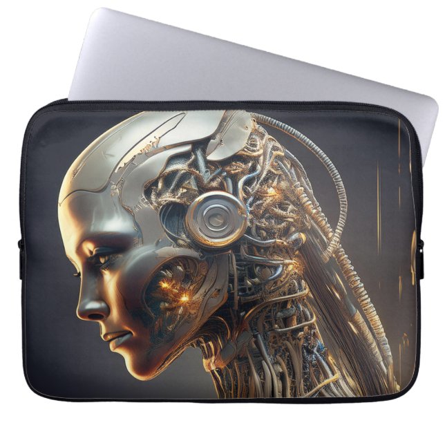 Futuristic AI-Designed Laptop Bag (Front)