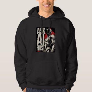 Futuristic AI Robot Humanoid Tech Design Hoodie