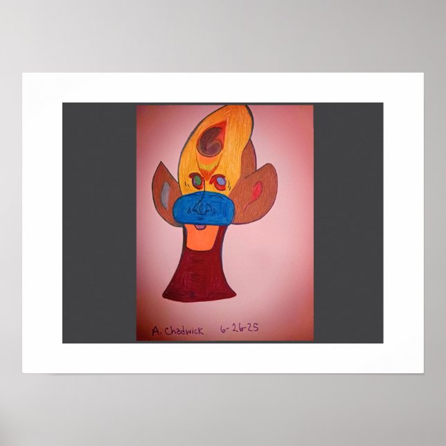 Futuristic Animal Art  Poster (Front)