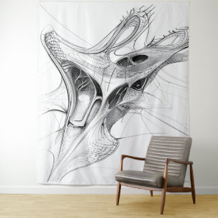 Futuristic Architectural Rendering: Wavvy Tapestry