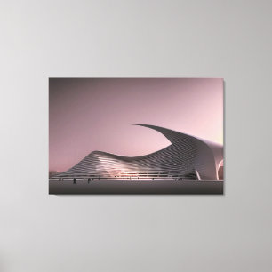 Futuristic Architecture Canvas Print
