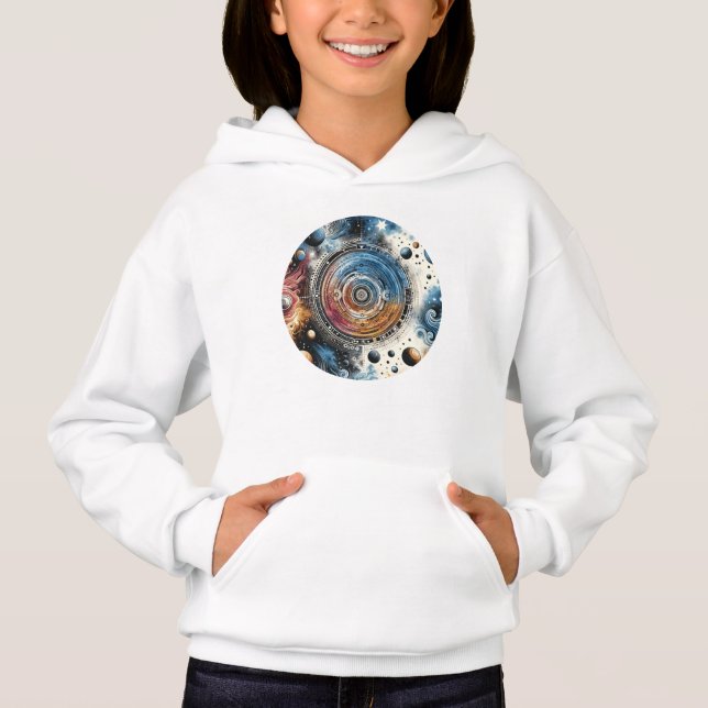 Futuristic Batik Cosmic Art – Space Design (Front)
