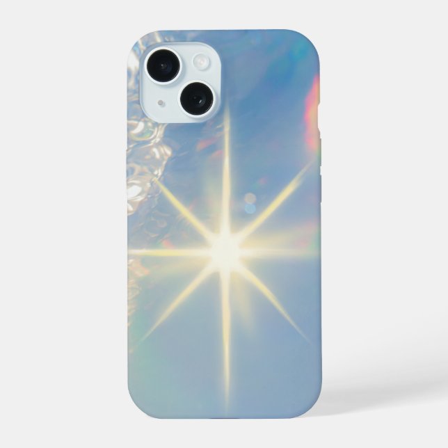 Futuristic Blue Chrome iPhone 14 Pro Max Cover (Back)