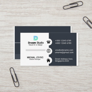 Futuristic business card