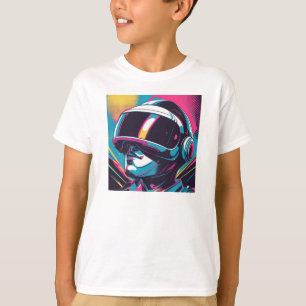 Futuristic character portrait wearing VR headset T-Shirt