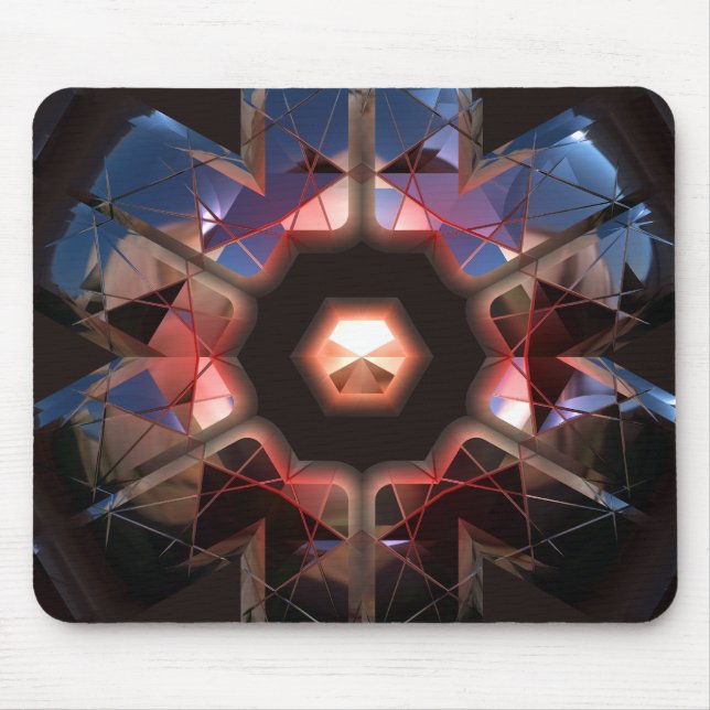 Futuristic Chrystal X7-11 Mouse Mat (Front)