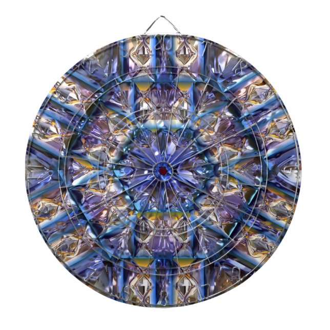 Futuristic Chrystal X7-12 Dart Board (Front)