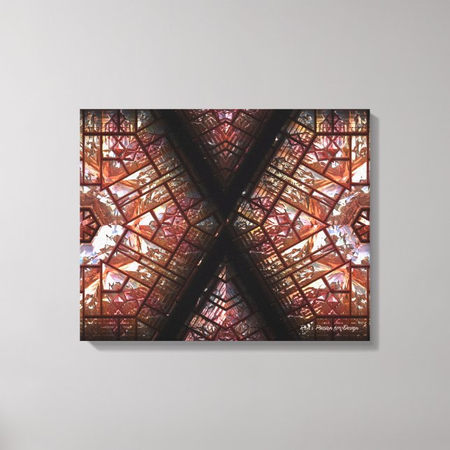 Futuristic Chrystal X7-1 Wrapped Canvas (Front)
