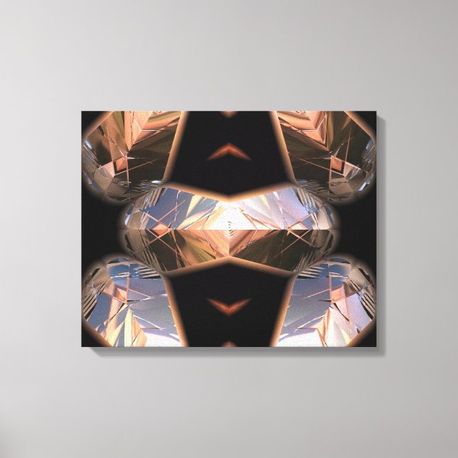 Futuristic Chrystal X7-2 Wrapped Canvas (Front)