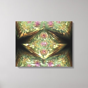 Futuristic Chrystal X7-3 Wrapped Canvas