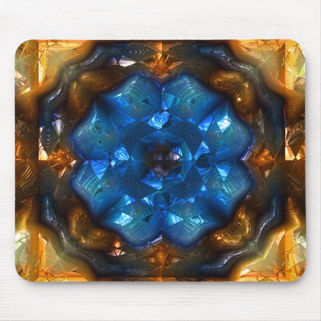 Futuristic Chrystal X8-1 Mouse Mat (Front)