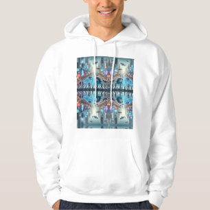 Futuristic City Basic Hooded Sweatshirt