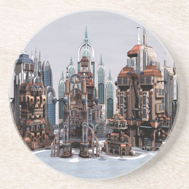 Futuristic City Coaster (Front)