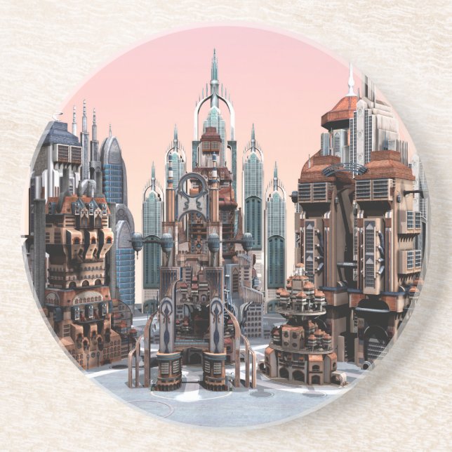 Futuristic City Coaster (Front)