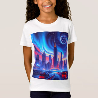 Futuristic City Girls' T-Shirt