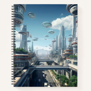 Futuristic City Notebook