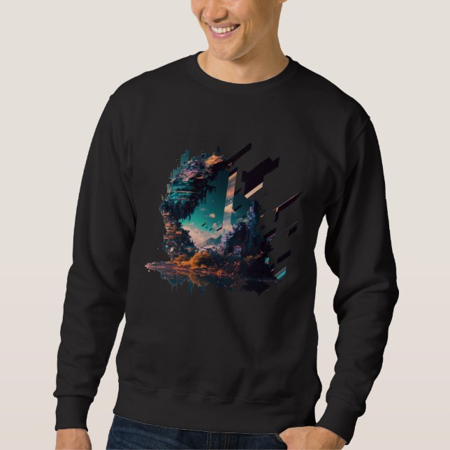 Futuristic City of Japan Sweatshirt (Front)
