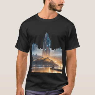 Futuristic Cityscape T-Shirt