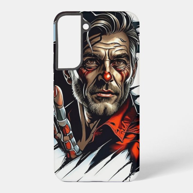 Futuristic Clown Art Phone Case  (Back)